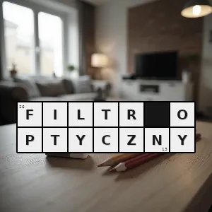 Hasło krzyżówkowe materiał który przepuszcza tylko określoną barwę światła - filtr optyczny – rozwiązanie, synonimy, podpowiedzi i definicje krzyżówkowe